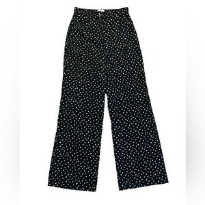 FRNCH Black Printed Pants